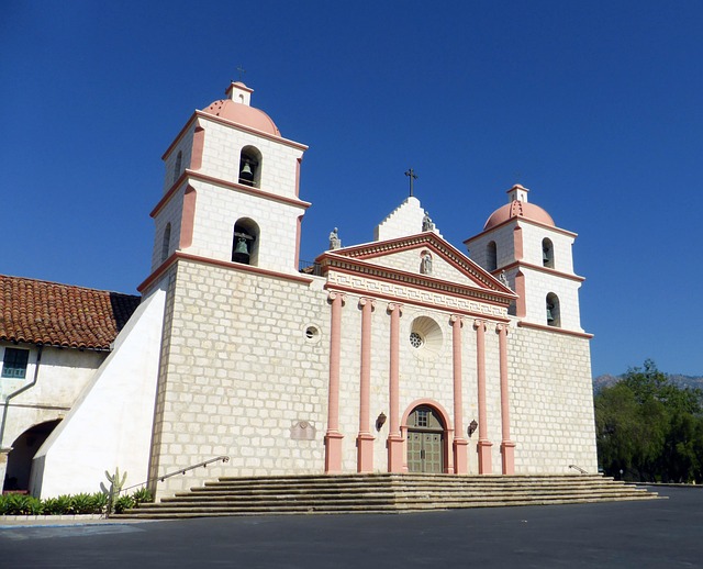 church at Mission Santa Barbara