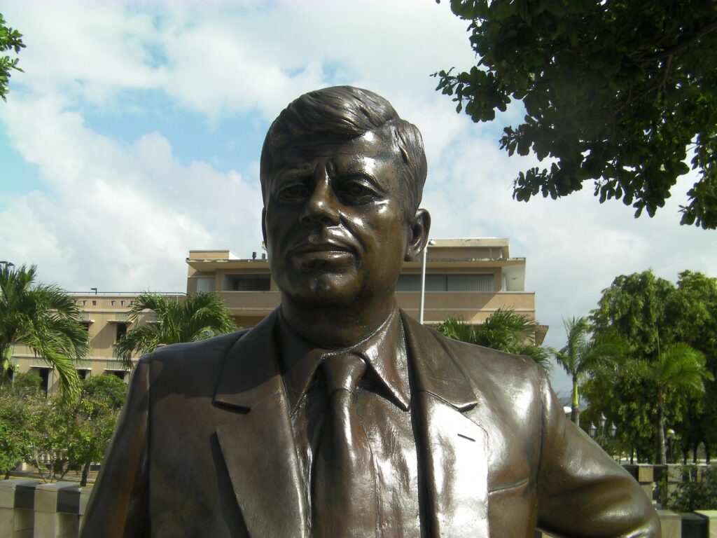 John kennedy, Statue,