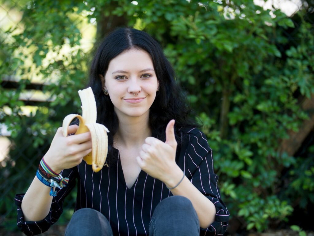 potassium in bananas