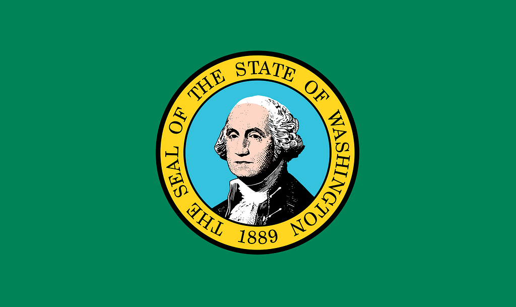 Washington state flag. facts about washington