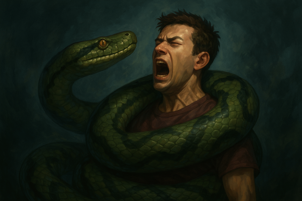 Dream of an Anaconda Attacking