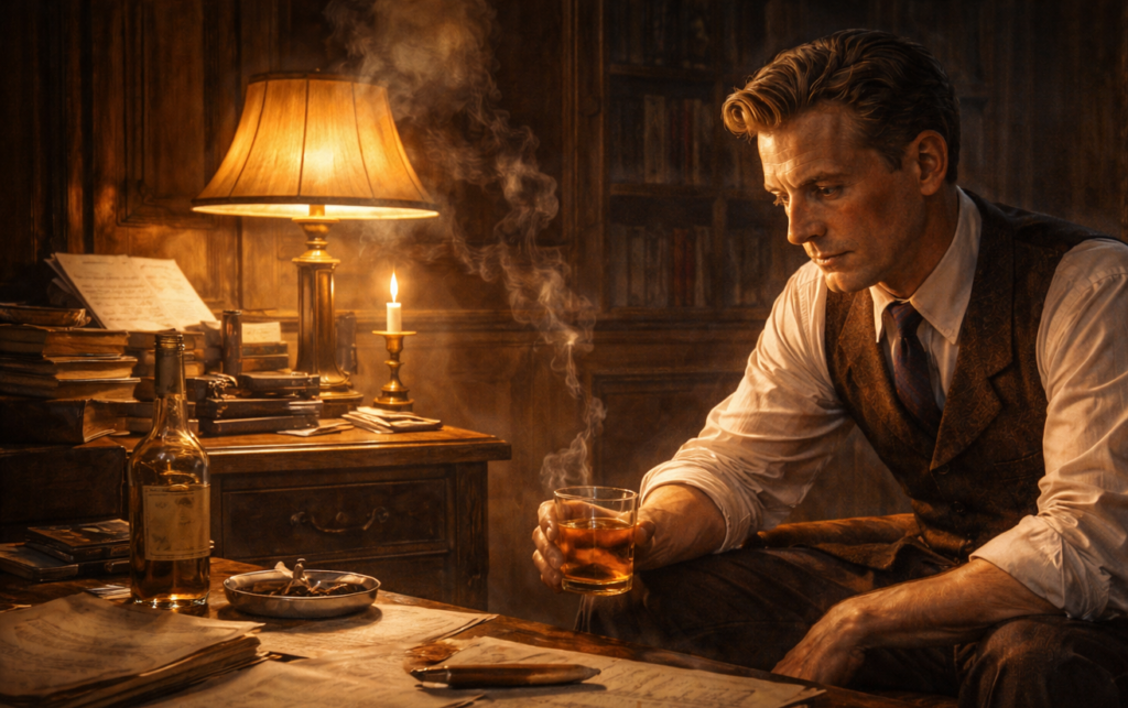 F. Scott Fitzgerald in his later life