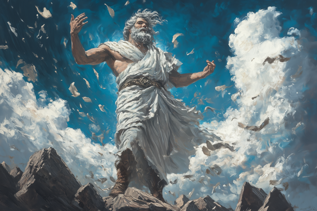 Zeus, God from Greek Mythology.