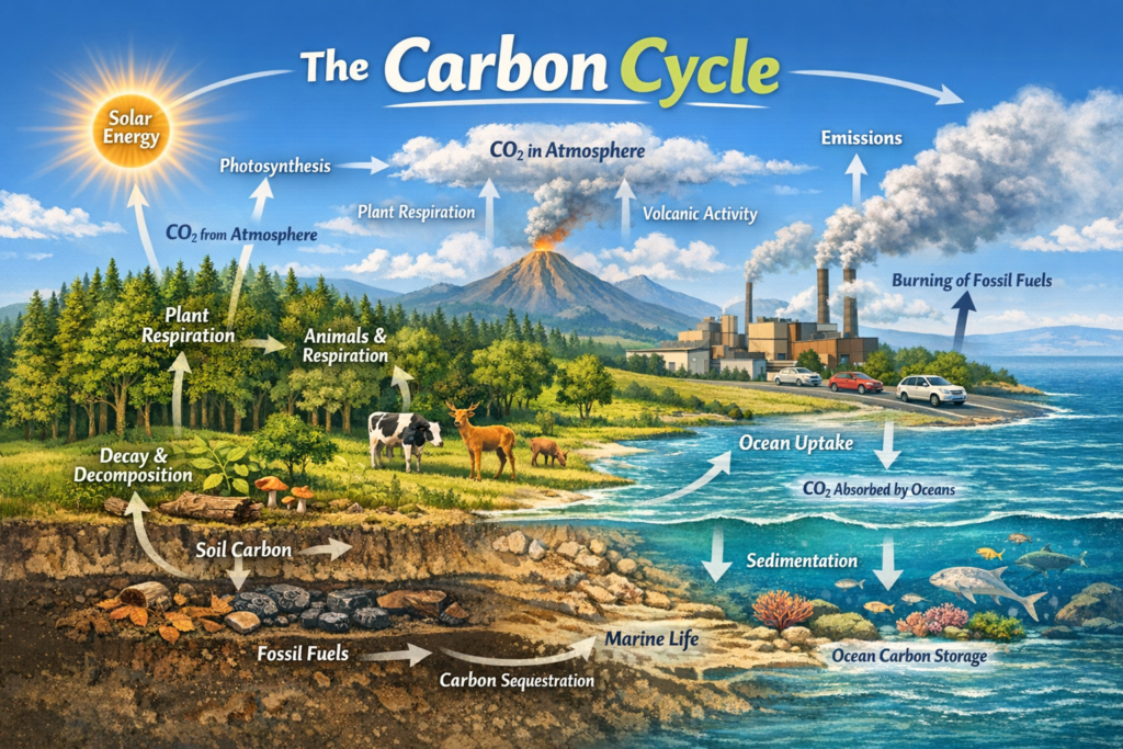 carbon cycle explained